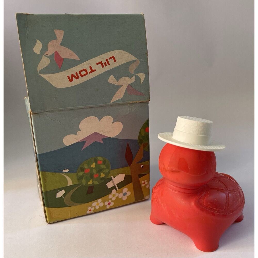 Avon Vintage Retro LIL TOM Turtle Baby Lotion